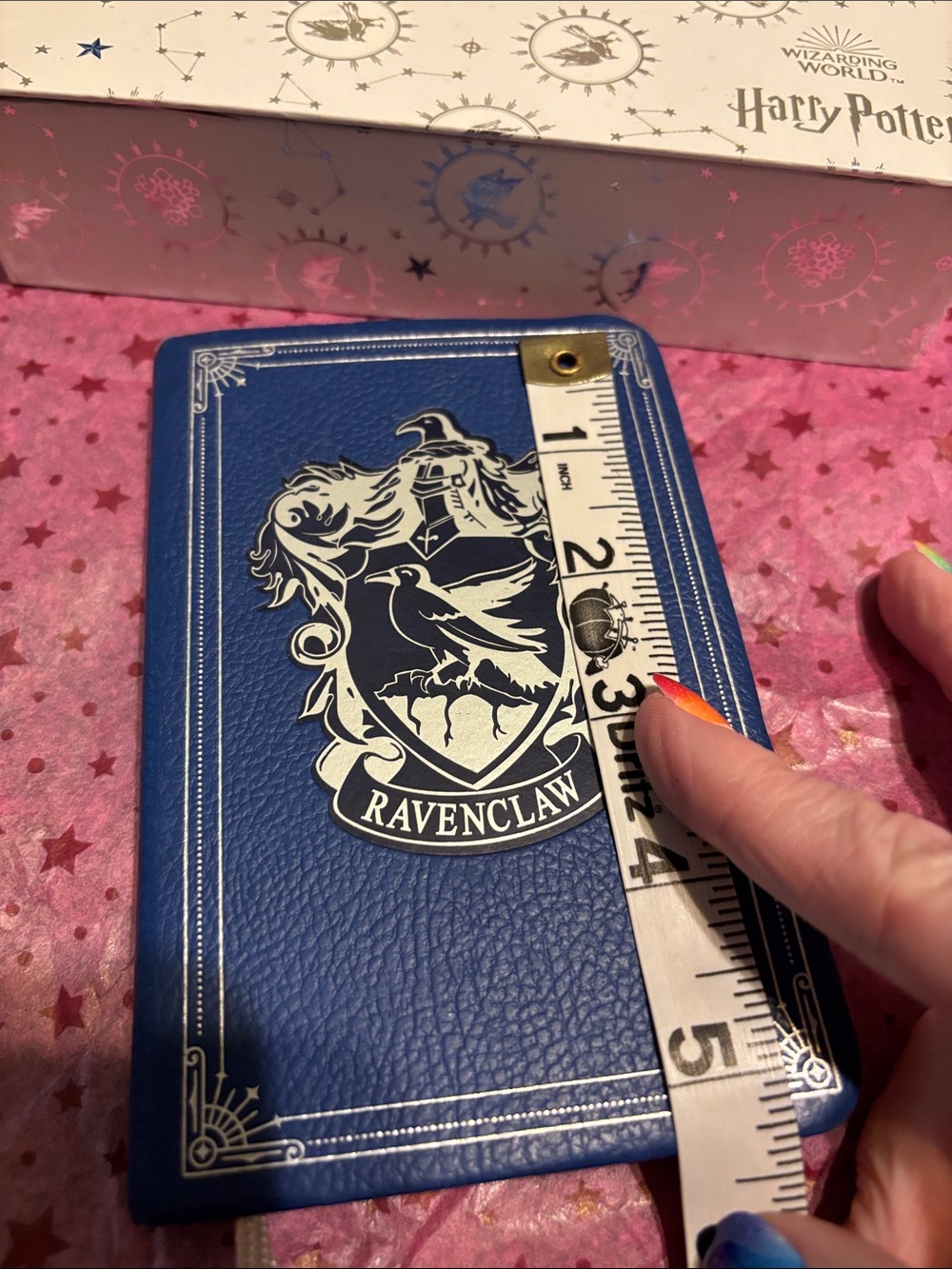 Harry Potter Ravenclaw Journal - Blue, Silver and Wizarding World Box - Picture 7 of 12
